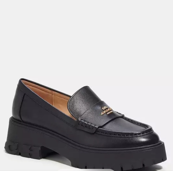 Dolce & Gabbana Shoes - Coach Women's Ruthie Black Platform Loafers Size 10